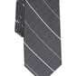 Gravata Alfani Masculina Slim Stripe Preta Tamanho Regular