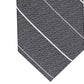 Gravata Alfani Masculina Slim Stripe Preta Tamanho Regular