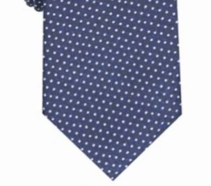 Gravata Alfani Masculina Slim Abstract Dot Azul Marinho Tamanho Regular