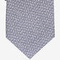 Gravata Alfani Masculina Slim Abstract Dot Cinza Tamanho Regular