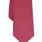 Gravata Alfani Masculina Slim Abstract Dot Borgonha Tamanho Regular