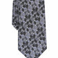Gravata Alfani Slim Geo Masculina Preta - Tamanho Regular