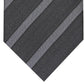 Gravata de seda listrada masculina Tasso Elba, preta, tamanho regular