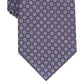 Gravata masculina Tasso Elba Classic Neat Silk Azul Tamanho Regular