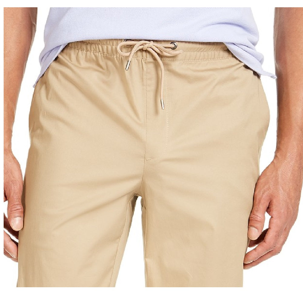 Calça Alfani Masculina com Cordão Camurça Areia Tamanho P