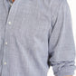 Camisa masculina Kevin Regular-Fit Chambray Sun + Stone, tamanho médio