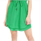 Vestido feminino sem mangas com bainha dupla estampada Maison Jules, verde, tamanho XX-G