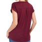 Camiseta feminina gráfica Style &amp; Co, roxa, tamanho pequeno