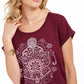 Camiseta feminina gráfica Style &amp; Co, roxa, tamanho pequeno