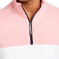 Moletom Club Room Masculino Regular Fit Colorblocked com Zíper 1/4 Rosa Tamanho Extra Grande