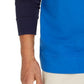 Moletom Club Room Masculino Regular Fit Colorblocked com Zíper 1/4 Rosa Tamanho Extra Grande