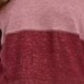 Moletom com capuz feminino estilo colorblock vermelho tamanho grande