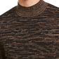 Suéter masculino de gola alta Onyx da INC International Concepts, preto, tamanho grande
