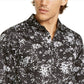 Camisa masculina com estampa de respingos Miguel da INC International Concepts, preta, tamanho 3XB