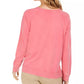 Moletom feminino de algodão com estampa de coração Style &amp; Co, rosa, tamanho extra pequeno