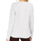 Moletom feminino de algodão com estampa gráfica Style &amp; Co, cinza, tamanho grande