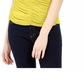 Camiseta feminina franzida INC International Concepts, amarelo escuro, tamanho X-S