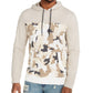 Moletom com capuz camuflado masculino Sun + Stone, bege, tamanho extragrande