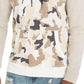 Moletom com capuz camuflado masculino Sun + Stone, bege, tamanho extragrande
