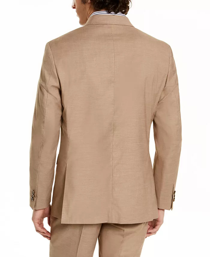 Casaco esportivo masculino Tasso Elba Classic-Fit Stretch Tropical Weight, marrom, tamanho 2XL
