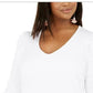 Blusa feminina INC International Concepts Plus com manga bufante e malha canelada, tamanho XXXX grande
