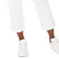 Jeans Curvy-Fit com Punho e Namorada Feminino Style &amp; Co, Branco, Tamanho 10