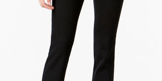 Calça jeans feminina Curvy Boot-Cut Style &amp; Co, preta, tamanho 2