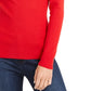 Suéter feminino com decote ombro a ombro, da INC International Concepts, vermelho escuro, tamanho grande