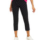 Calça Capri Skinny com Controle de Barriga Charter Club Feminina, Preta, Tamanho 10