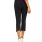 Calça Capri Skinny com Controle de Barriga Charter Club Feminina, Preta, Tamanho 10