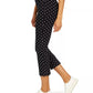 Calça Capri Skinny com Controle de Barriga Charter Club Feminina, Preta, Tamanho 4