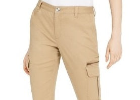 Calça utilitária skinny masculina INC International Concepts, marrom, tamanho 0, pequena