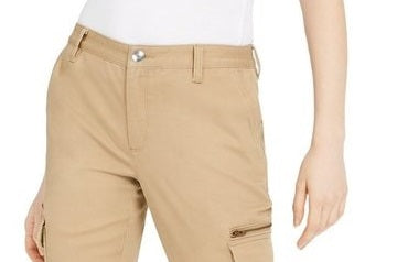 Calça utilitária skinny feminina INC International Concepts, marrom, tamanho 8P