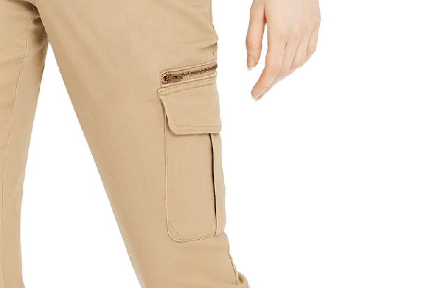 Calça utilitária skinny feminina INC International Concepts, bege, tamanho 4P