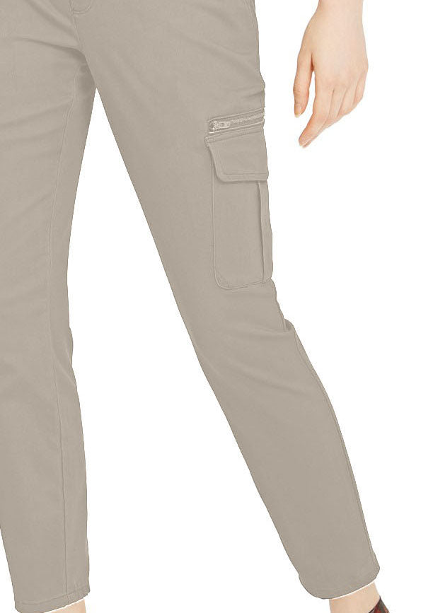 Calça utilitária skinny feminina INC International Concepts, cinza, tamanho 2 P
