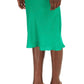 INC International Concepts Saia midi plus size com corte enviesado feminina, verde, tamanho 2X