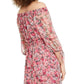 Vestido longo ombro a ombro feminino INC International Concepts, rosa, tamanho pequeno