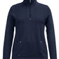 Karen Scott Top Feminino Meio Zíper Preto Tamanho Médio
