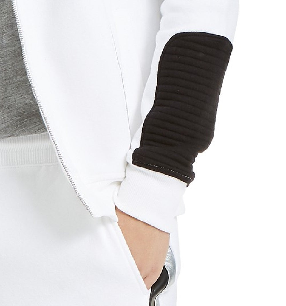 Jaqueta de corrida masculina INC International Concepts Portrait, branca, tamanho X-Large