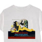 Camiseta masculina estampada Horror Of Dracula, branca, tamanho grande