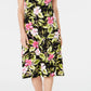 Vestido Kasper Hibiscus Feminino Rosa Brilhante Tamanho P