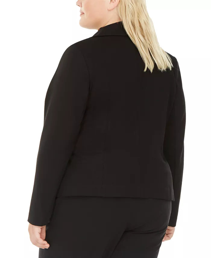 Jaqueta Bar III Feminina Trendy Preta Tamanho Extra Grande