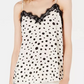 Blusa feminina Bar III com bolinhas, branca, tamanho pequeno