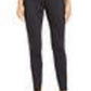 Leggings femininas Anne Klein com zíper e zíper, cinza médio, tamanho 2