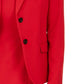 Blazer Kasper Feminino Kasper com Lapela Notched Vermelho Tamanho 4