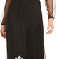 Vestido longo feminino ombro a ombro da INC International Concepts, preto, tamanho 6