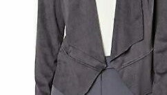 Jaqueta feminina Anne Klein preta tamanho grande