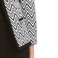 Jaqueta feminina Kasper Zig-Zag Jacquard de malha, tamanho 4, pequena, carvão