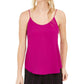 Camisola feminina Bar III com decote redondo, rosa, tamanho médio