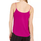 Camisola feminina Bar III com decote redondo, rosa, tamanho 2, extra pequeno